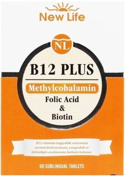B12 Plus Dilaltı 60 Tablet 2'li Paket fiyatları