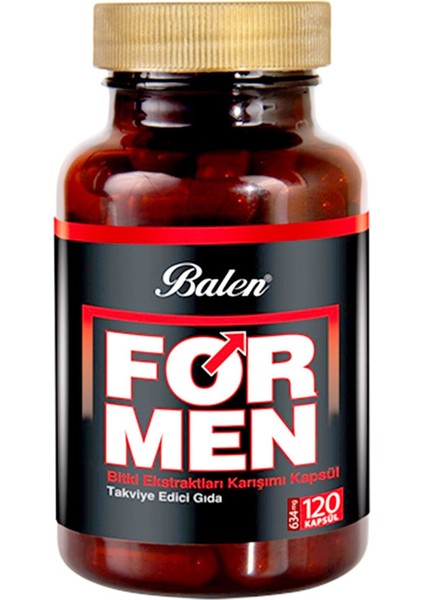 2 Adet Formen Tribulus Erkek Sağlığı 120+120 KAPS.634MG. Balen Ikili For