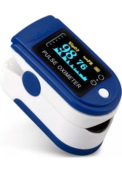 Parmak Tipi Oksimetre Oksijen ve Nabız Ölçer