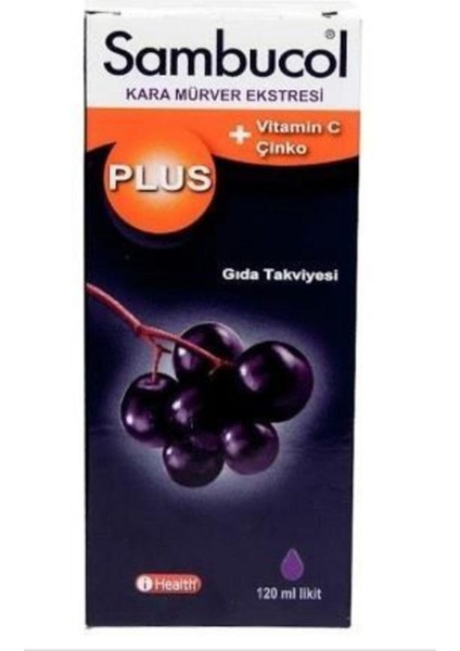 Plus Kara Mürver Özütü + C Vitamini & Çinko 120 ml