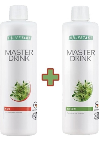 Master Drink Red + Green (Mind Master) 500ML x 2 Adet