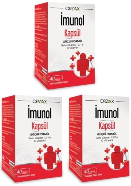 Imunol Imunol 40 Kapsül 3 Kutu