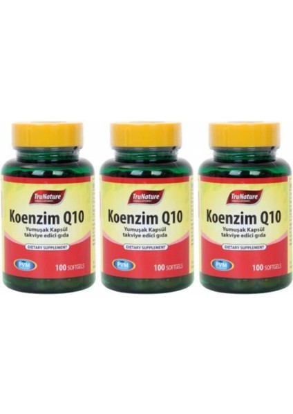 Coenzyme Q10 Royal Jelly Omega 3 3X100 Softgel Koenzim