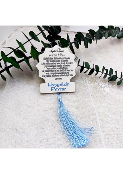 30 Adet Ayetel Kürsülü Ahşap Bebek Mevlüt Lik Magnet