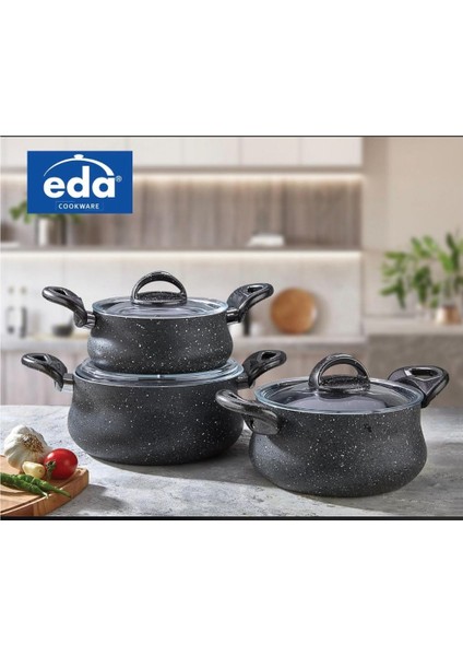 Eda 3'lü Güveç Tencere ZK-049