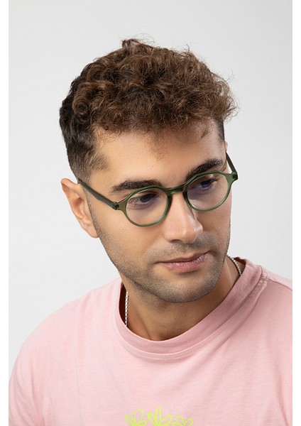 Yuvarlak Model Erkek B-Block Mavi Işık Korumalı Gözlük fiyatları