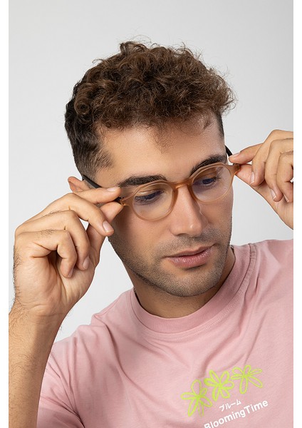 Yuvarlak Model Erkek B-Block Mavi Işık Korumalı Gözlük fiyatları