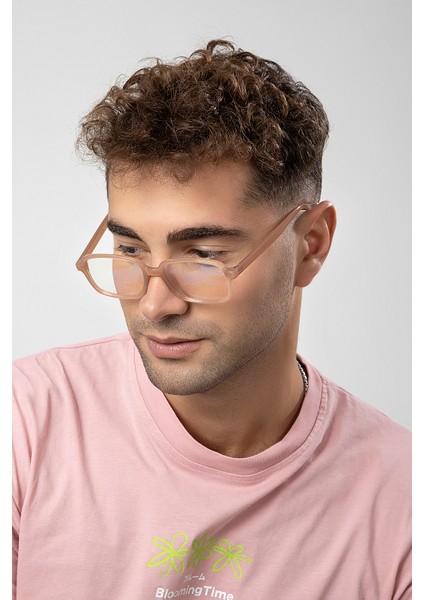 Dikdörtgen Model Erkek B-Block Mavi Işık Korumalı Gözlük fiyatları