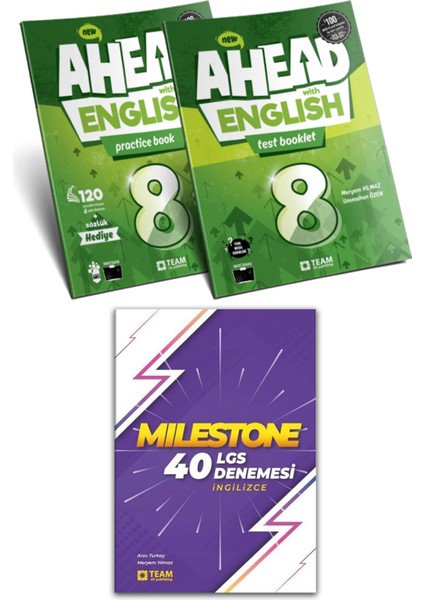 8. Sınıf Ahead With English Practice Book - Test Booklet Milestone 40'lı Deneme