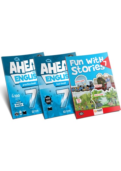 7. Sınıf Ingilizce Ahead With English Practice - Test Book - Fun With Stories