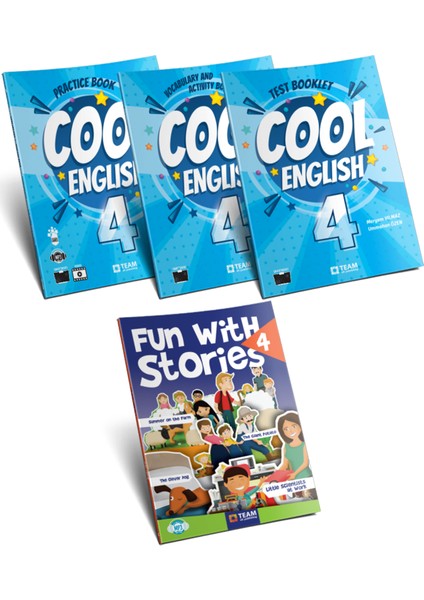 Team Elt Publishing 4. Sınıf Ingilizce Cool English Practice Vocabulary Test Fun Stories Level 2