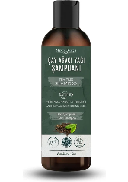 Minia Bahçe Çay Ağacı Yağı Özlü Şampuan, 400 Ml