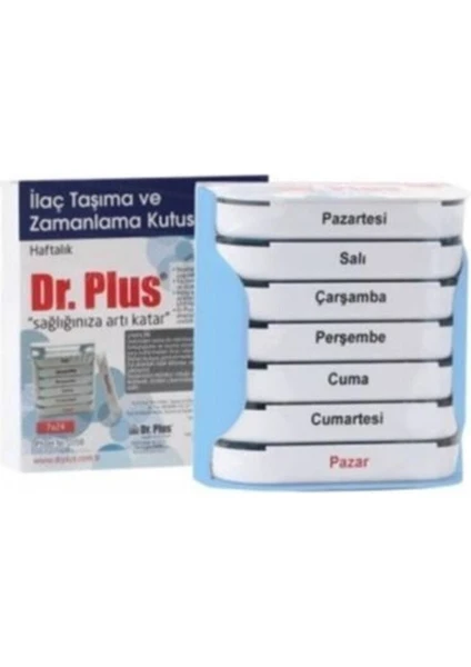 Dr Plus Dr. Plus Ilaç Saklama Kutusu Haftalık - 7X24