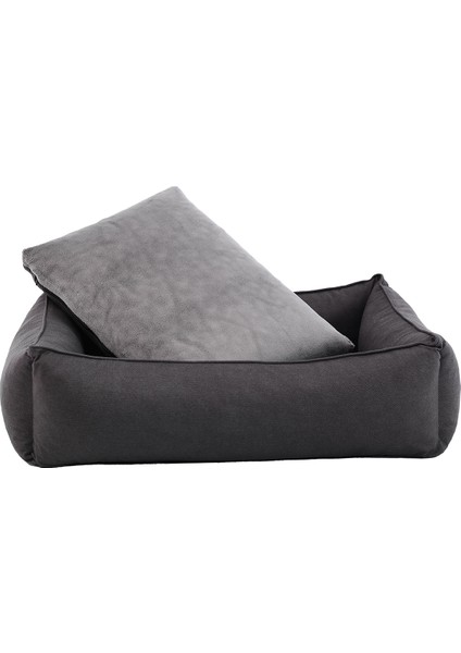 Dogbed Pofuduk Köpek Kedi Yatağı 70 x 50 x 23 cm - Antrasit