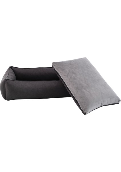 Dogbed Pofuduk Köpek Kedi Yatağı 70 x 50 x 23 cm - Antrasit