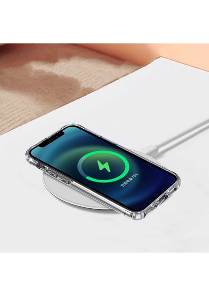 Apple iPhone 11 Kılıf Magsafe Wireless Kablosuz Şarj Uyumlu Manyetik Şeffaf Kapak