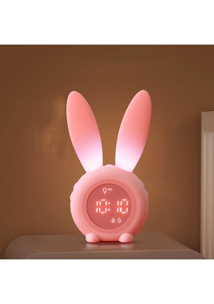 LED Işıklı Dijital Çalar Saat - Pembe (Yurt Dışından)