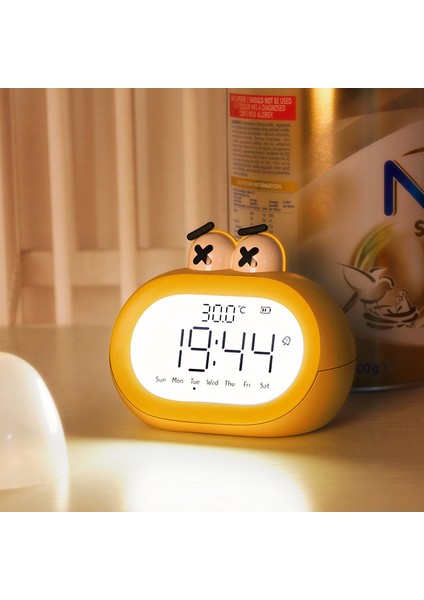 LED Işıklı Dijital Çalar Saat - Sarı (Yurt Dışından)