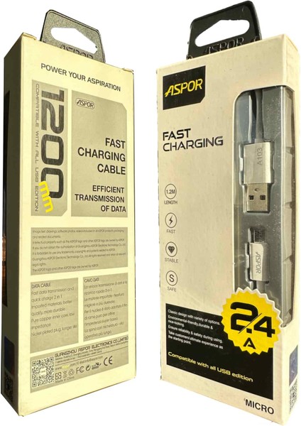 Micro 1.2 Metre Aspor Samsung Kablo A103 fiyatları