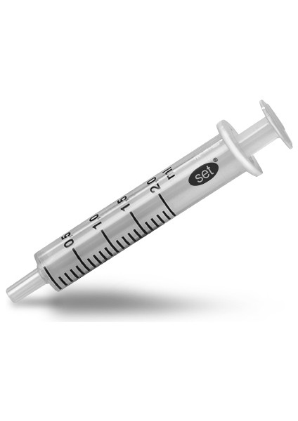 2ml 2p Enjektör Şırınga 350 Adet 21G İğneli