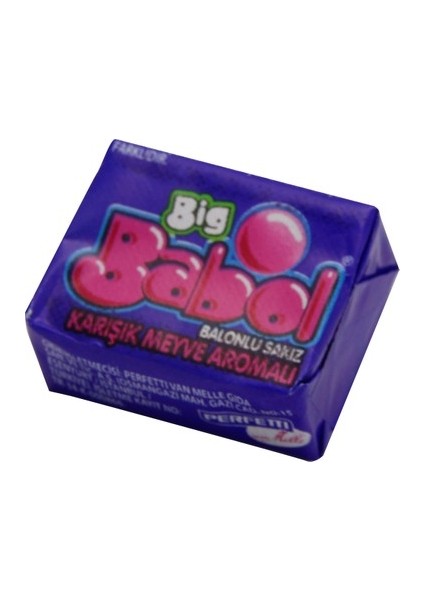 Big Babol Tekli Karışık Meyve Aromalı Sakız 90 Lı