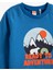 Doğa Temalı Baskılı Sweatshirt Bisiklet Yaka Manşetleri Lastikli 4
