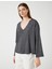 V Yaka Sweatshirt Yarasa Kollu 3