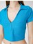 Polo Yaka Crop Tişört 5