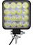 6 ADET 16 LED Kare Off Road Iş Makinası Çalışma Lambası Sis Farı 48 W 1