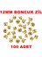 Boncuk Zil 12 mm Renk Altın 1.2 cm Küçük Zil Hobi 1.2 cm Sarı Çan 1