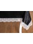 Pera Lüx Dantelli Kadife Kumaş Siyah Masa Örtüsü 160X220 cm - 1422 4