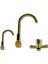 Batarya Gold (Altın) Renk 3'lü Set Evye-Lavabo-Banyo Bataryası 1