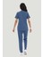 Likralı Core-Flex Scrubs Cerrahi Nöbet Takım - Indigo 3