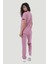 Likralı Core-Flex Scrubs Cerrahi Nöbet Takım - Pudra 5