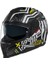 SX.100 Enıgma Kapalı Kask Mat Siyah-Beyaz Small 2