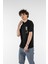 Erkek Hand Baskılı Oversize Kısa Kollu Bisiklet Yaka T-Shirt 2