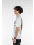 Erkek Hand Baskılı Oversize Kısa Kollu Bisiklet Yaka T-Shirt 5