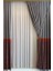 İnce Çizgi Desenli1-2,5 Normal Pileli 275 x 200 cm Tül Perde 1