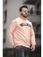 Wellness Slim Fit Üç Iplik Şardonsuz Baskılı Erkek Sweatshirt 1