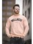 Wellness Slim Fit Üç Iplik Şardonsuz Baskılı Erkek Sweatshirt 2