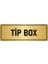 Metal Yönlendirme Levhası, Departman Kapı İsimliği Tip Box 10X20 cm Altın Renk 1