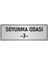 Metal Yönlendirme Levhası, Departman Kapı İsimliği Soyunma Odası 3 7X20 cm Gümüş Renk 1