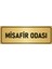 Metal Yönlendirme Levhası, Departman Kapı İsimliği Misafir Odası 5X20 cm Altın Renk 1