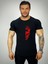 Yarım Kurukafa Kırmızı Baskılı Fitness T-Shirt 1