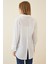 Kadın Beyaz Arkası Düğmeli Boyfriend Poplin Gömlek HZL22S-BD139521 1