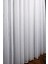 Taç Mat Çizgili Ekru 1/3 Sık Pile Tül Perde Tek Kanat - Ekru 340 x 260 cm 5