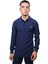 Erkek Polo Yaka Jakar Indigo Kazak 1