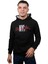 Erkek Nyc Siyah Kapüşonlu SWEATSHIRT-229 1