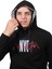 Erkek Nyc Siyah Kapüşonlu SWEATSHIRT-229 2