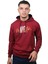 Erkek Nyc Bordo Kapüşonlu SWEATSHIRT-230 1